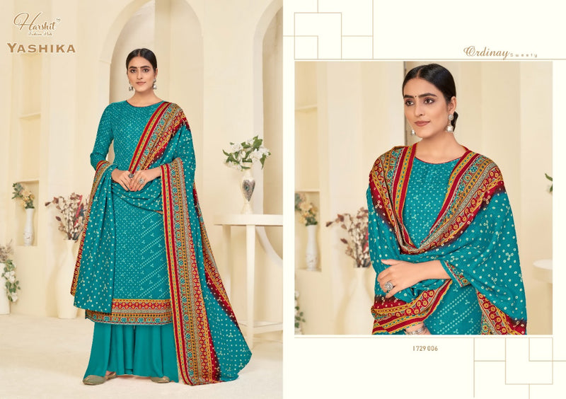 Harshit Fashion Hub Yashika Pashmina Causal Wear Salwar Kameez