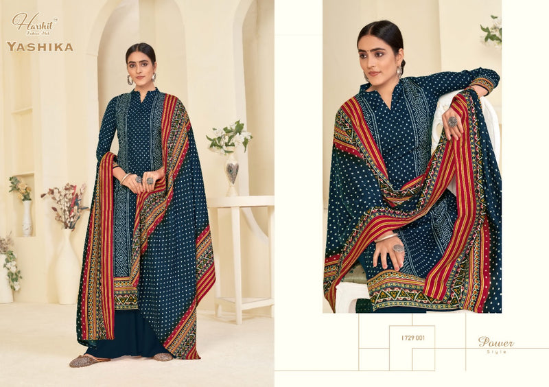 Harshit Fashion Hub Yashika Pashmina Causal Wear Salwar Kameez