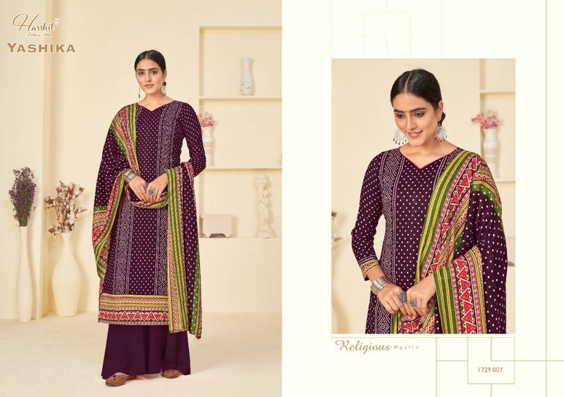 Harshit Fashion Hub Yashika Pashmina Causal Wear Salwar Kameez