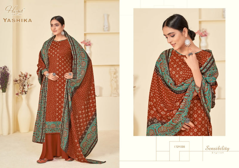 Harshit Fashion Hub Yashika Pashmina Causal Wear Salwar Kameez