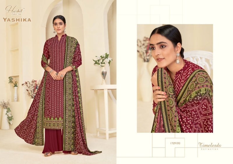 Harshit Fashion Hub Yashika Pashmina Causal Wear Salwar Kameez