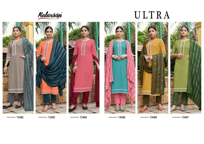 Kalaroop Kajree Fashion Altra With Fancy Work Stylish Designer Attractive Look Casual Wear Kurti