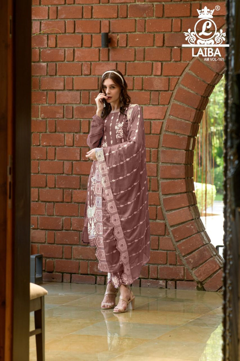 Laiba Dno Am 161 Georgette With Embroidery Work Stylish Designer Party Wear Kurti