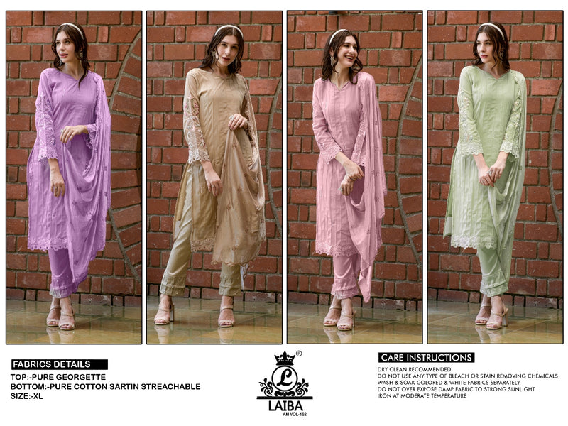Laiba Am Vol 162 Georgette With Beautiful Work Stylish Designer Casual Wear Fancy Kurti