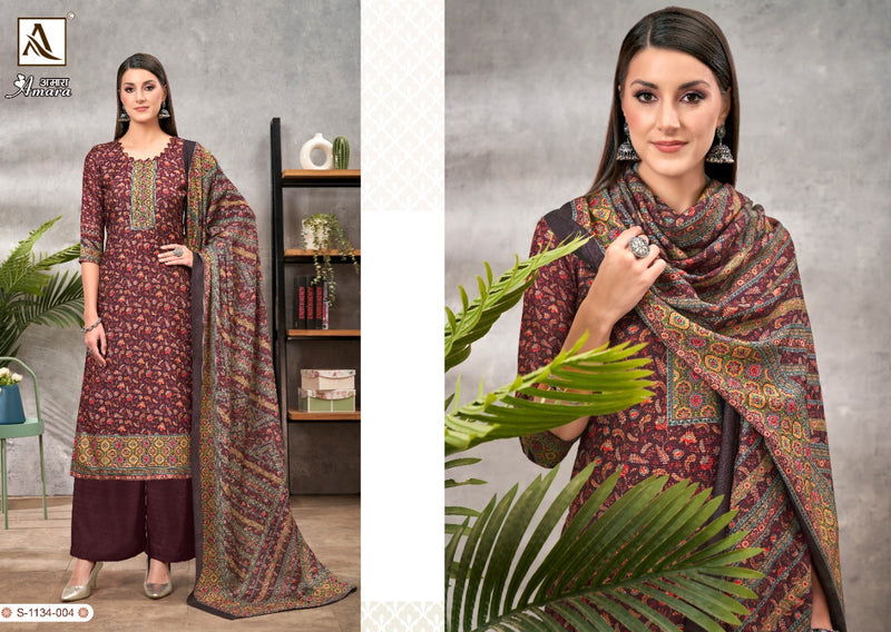 Alok Suit Amara Pashmina With Beautiful Digital Print Work Stylish Designer Casual Look Salwar Suit