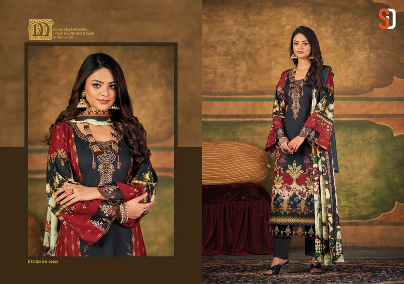 Sharaddha Amira Pure Cotton With Heavy Printed Work Stylish Designer Pakistani Fancy Salwar Kameez