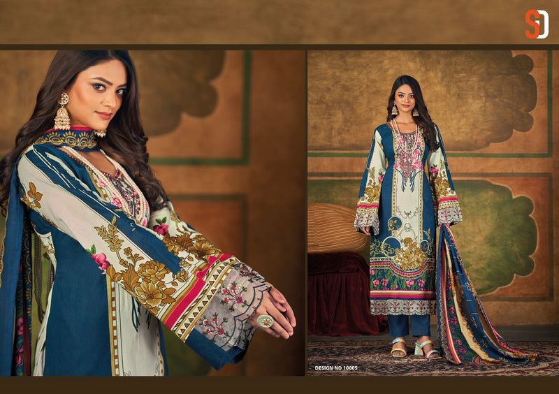 Sharaddha Amira Pure Cotton With Heavy Printed Work Stylish Designer Pakistani Fancy Salwar Kameez