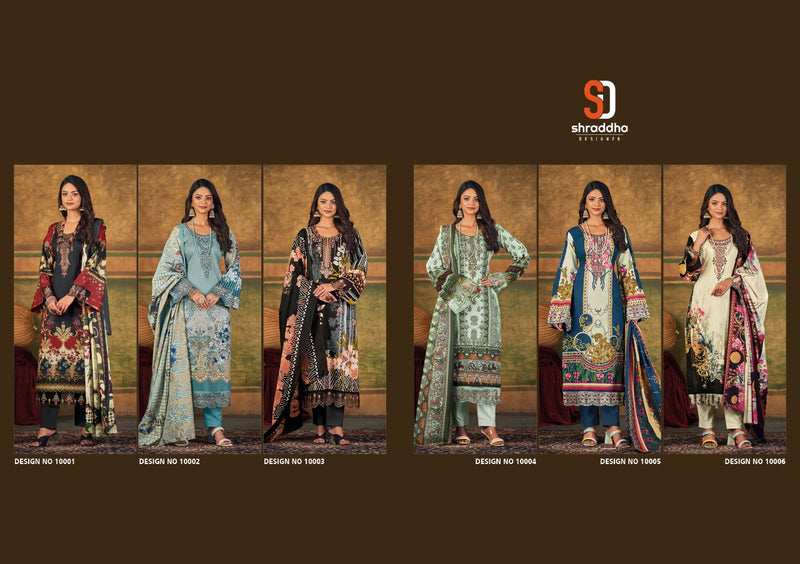 Sharaddha Amira Pure Cotton With Heavy Printed Work Stylish Designer Pakistani Fancy Salwar Kameez