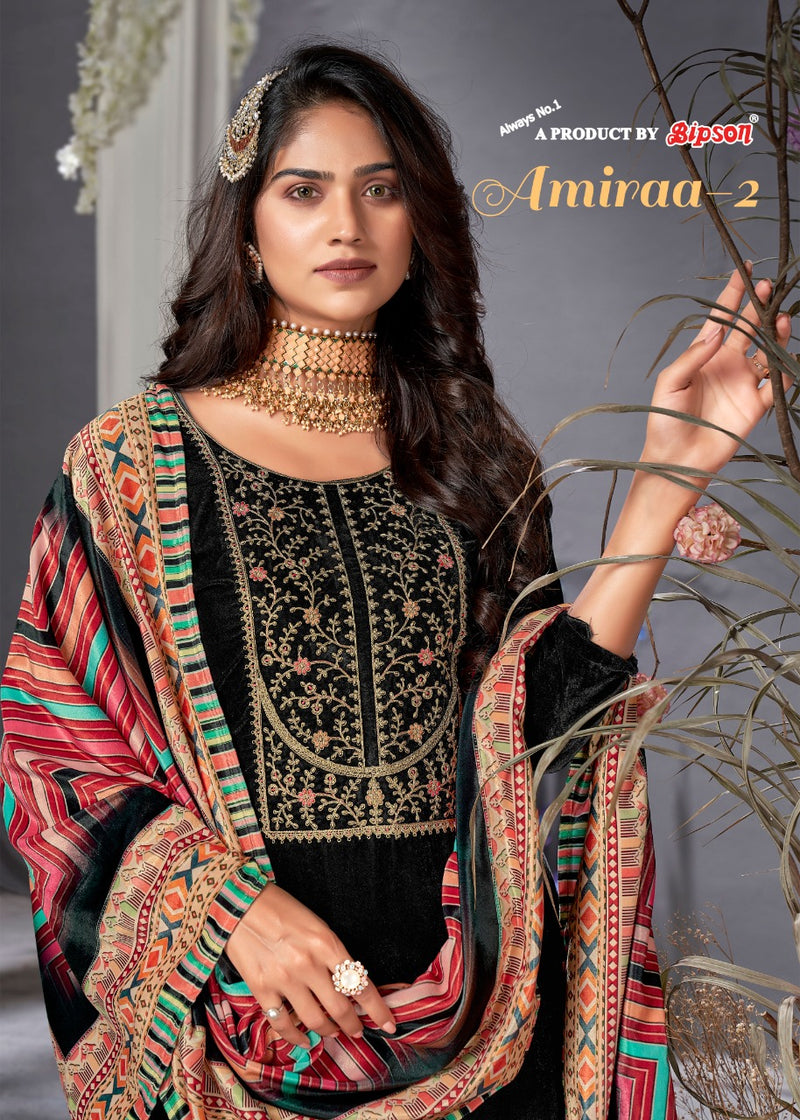 Bipson Fashion Amiraa Vol 2 Pashmina With Heavy Coding Embroidery Work Stylish Designer Salwar Kameez