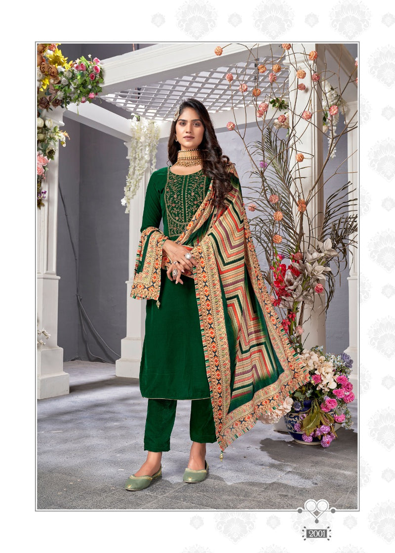 Bipson Fashion Amiraa Vol 2 Pashmina With Heavy Coding Embroidery Work Stylish Designer Salwar Kameez