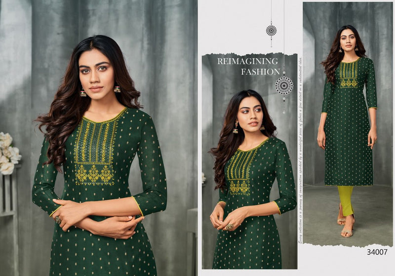 Kapil Trendz Amory Vol 5 Modal Silk Designer Festive Wear Kurtis