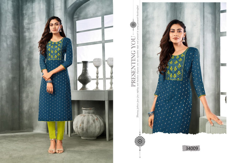 Kapil Trendz Amory Vol 5 Modal Silk Designer Festive Wear Kurtis