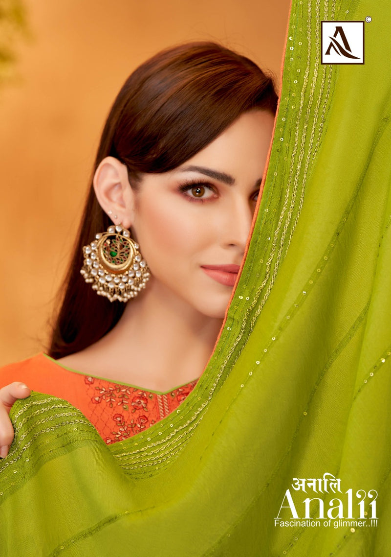 Alok Suit Analii Jam Cotton With Fancy Heavy Embroidery Work Stylish Designer Casual Wear Salwar Kameez