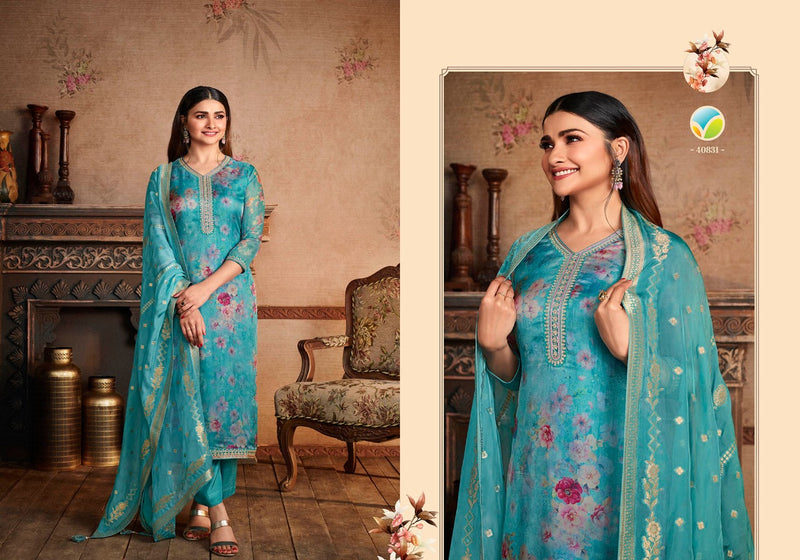 Vinay Fashion Tumbaa Ananyaa Organza With Beautiful Work Stylish Designer Fancy Kurti