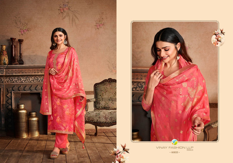 Vinay Fashion Tumbaa Ananyaa Organza With Beautiful Work Stylish Designer Fancy Kurti