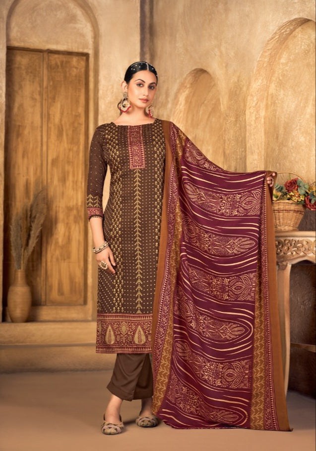 Skt Anaya Pashmina With Digital Print Work Stylish Designer Fancy Salwar Kameez