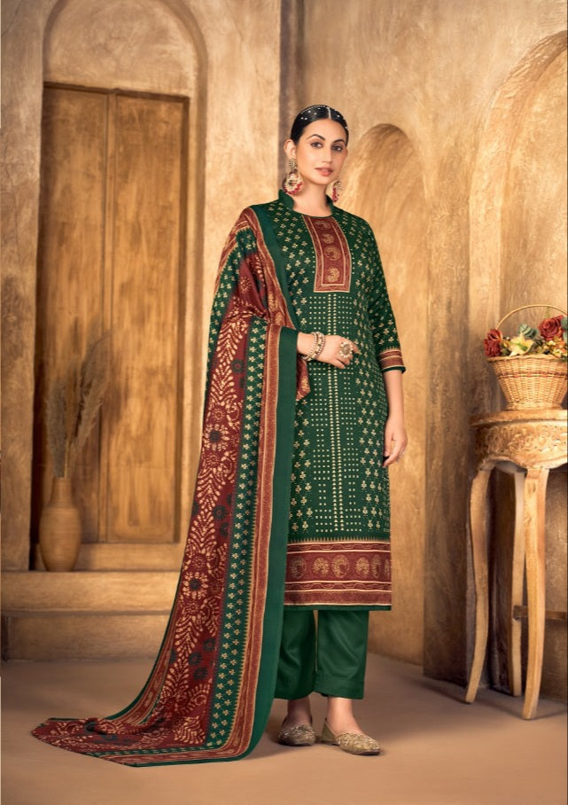 Skt Anaya Pashmina With Digital Print Work Stylish Designer Fancy Salwar Kameez