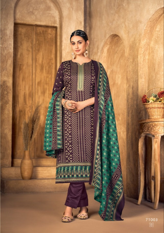 Skt Anaya Pashmina With Digital Print Work Stylish Designer Fancy Salwar Kameez