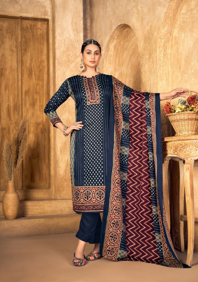 Skt Anaya Pashmina With Digital Print Work Stylish Designer Fancy Salwar Kameez