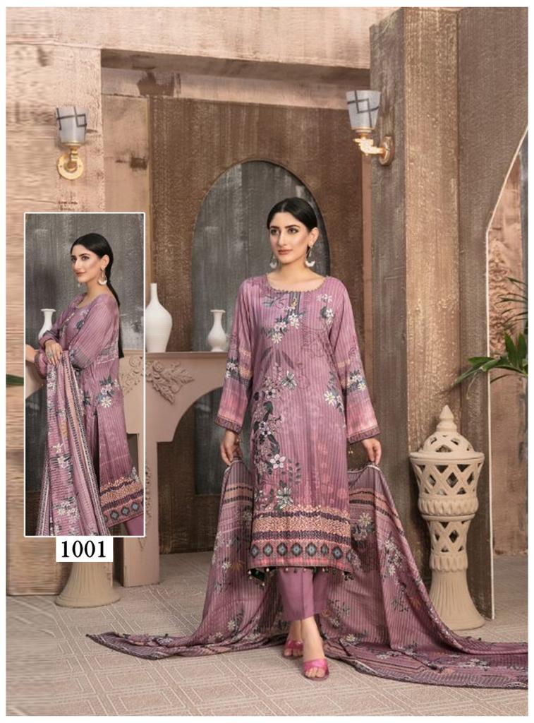 Maryam Andaaz Pure Cotton With Embroidery Work Stylish Designer Attractive Look Salwar Kameez