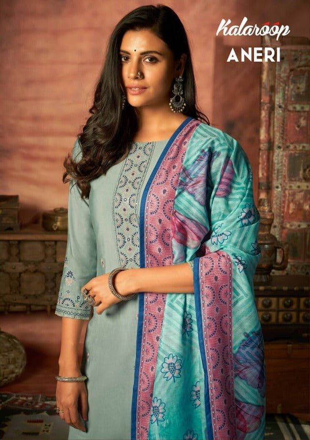 Kalaroop Aneri Silk Party Wear  Kurti