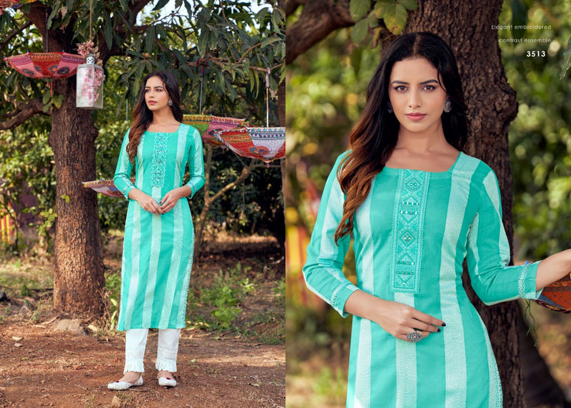 Rangoon Angel Cotton Embroidered Fancy Party Wear Kurtis