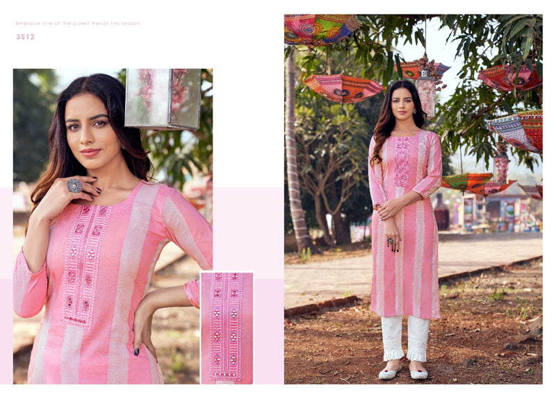 Rangoon Angel Cotton Embroidered Fancy Party Wear Kurtis