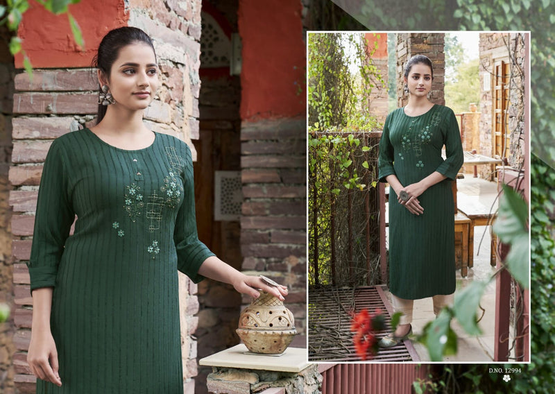 Kalaroop Kajree Fashion Angel Rayon Office Wear Fancy Kurtis
