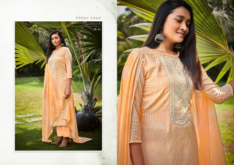 Levisha Anokhi Cotton Printed With Embroidery Designer Party Wear Salwar Kameez
