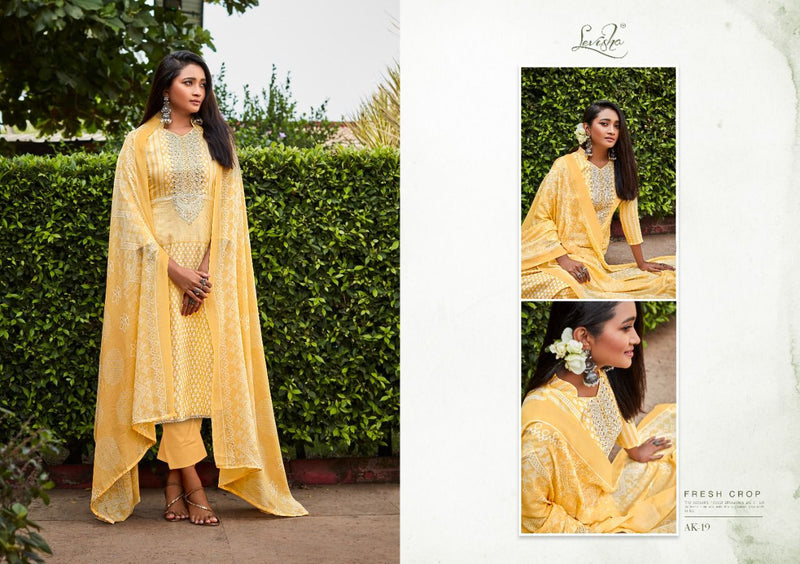 Levisha Anokhi Cotton Printed With Embroidery Designer Party Wear Salwar Kameez