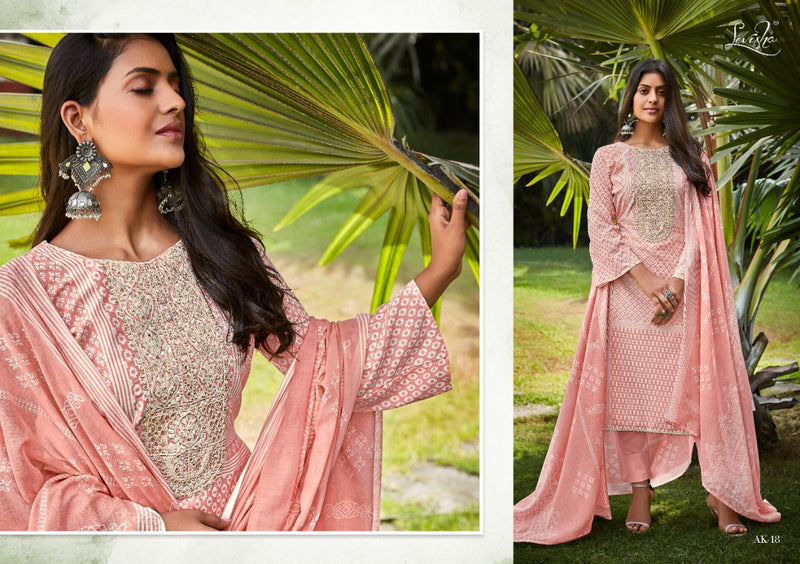 Levisha Anokhi Cotton Printed With Embroidery Designer Party Wear Salwar Kameez