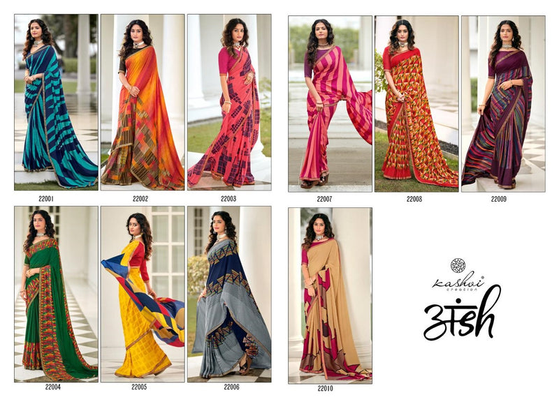 Kashvi Creation Ansh Vol 3 Heavy Micro Printed Festive Wear Sarees