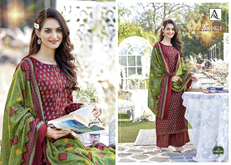 Alok Suits Antra Viscose Silk Digital Printed Party Wear Salwar Suits