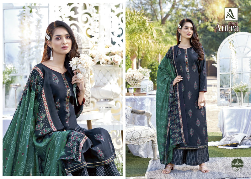 Alok Suits Antra Viscose Silk Digital Printed Party Wear Salwar Suits