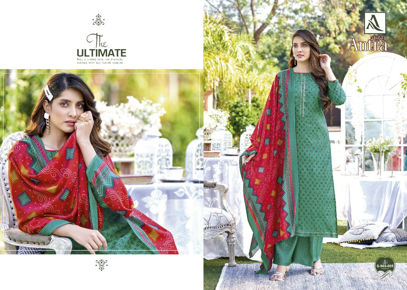 Alok Suits Antra Viscose Silk Digital Printed Party Wear Salwar Suits