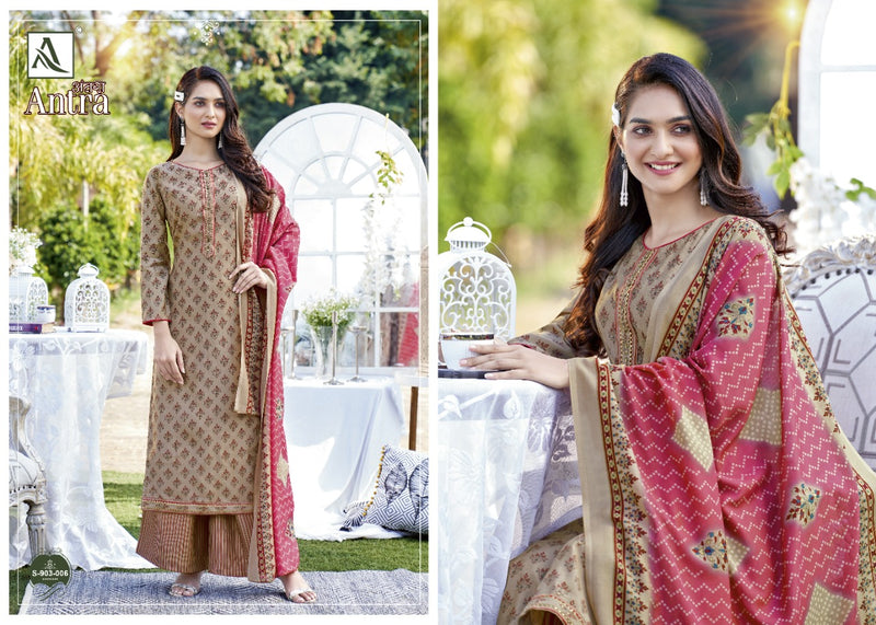 Alok Suits Antra Viscose Silk Digital Printed Party Wear Salwar Suits