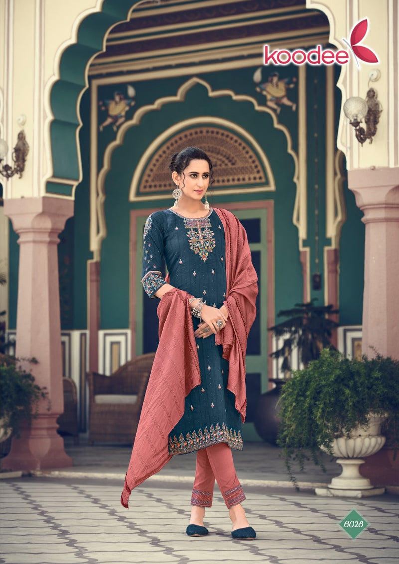Koodee Fashion Anupama Vol 1 Viscose Fancy Party Kurtis With Dupatta & Bottom