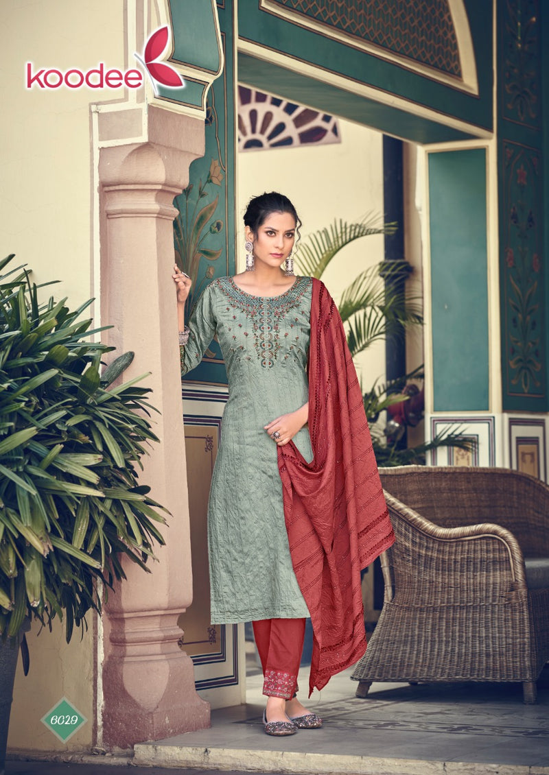 Koodee Fashion Anupama Vol 1 Viscose Fancy Party Kurtis With Dupatta & Bottom