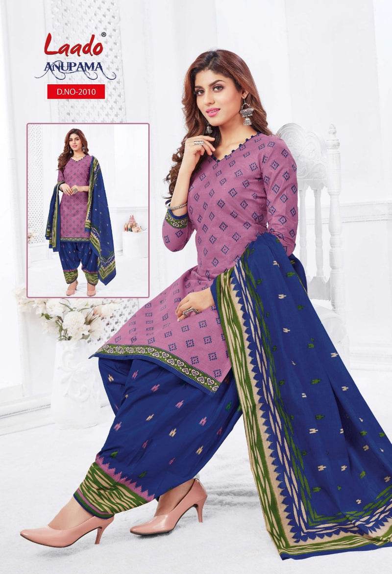 Laado Anupama Vol 2 Pure Cotton Patiyala Style Casual Wear Salwar Kameez