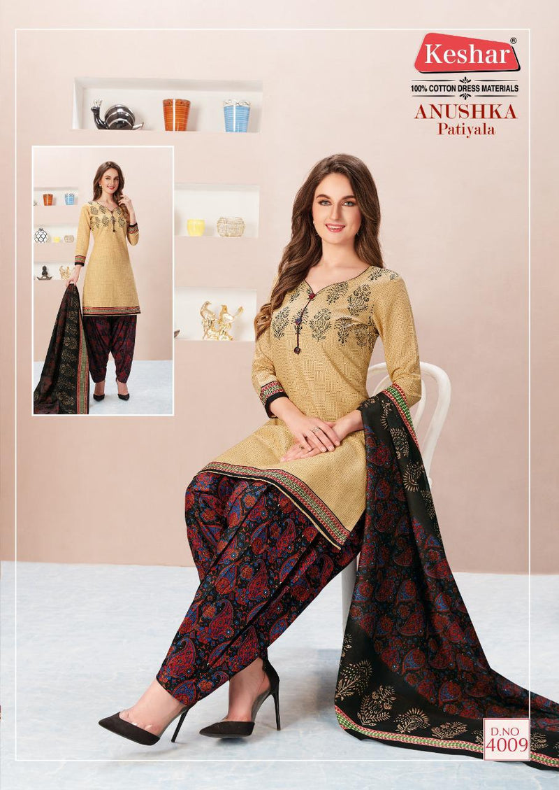Kesar Anushka Vol 4 Cotton Printed Festive Wear Salwar Suits