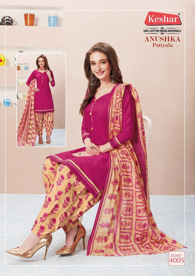 Kesar Anushka Vol 4 Cotton Printed Festive Wear Salwar Suits