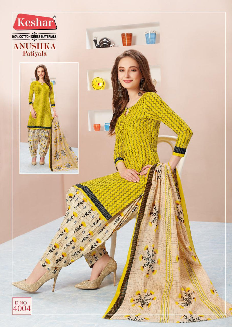 Kesar Anushka Vol 4 Cotton Printed Festive Wear Salwar Suits