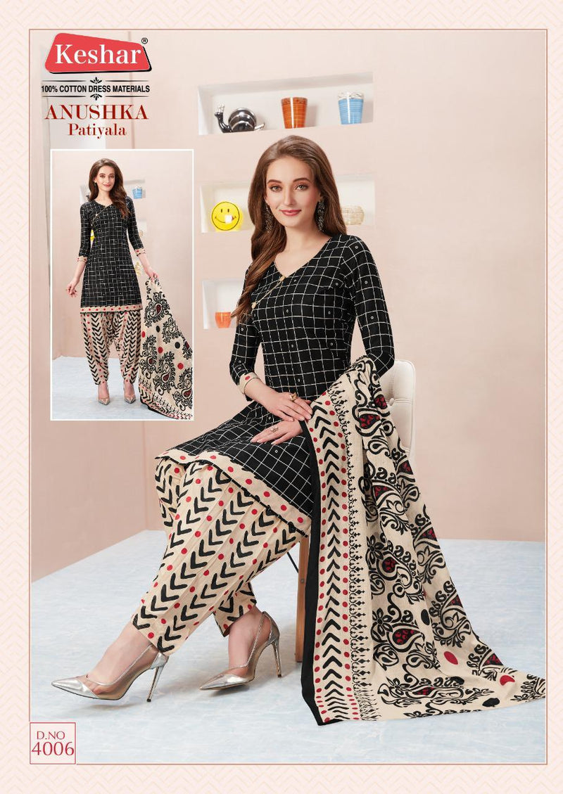 Kesar Anushka Vol 4 Cotton Printed Festive Wear Salwar Suits