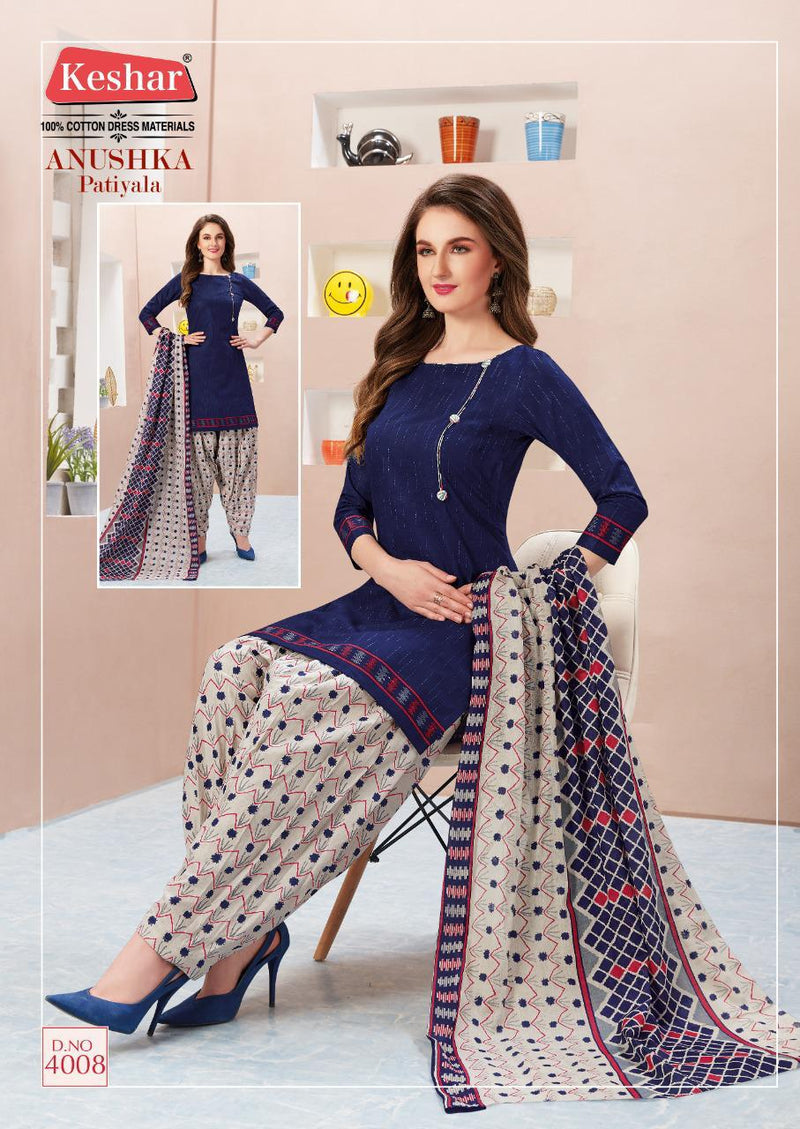 Kesar Anushka Vol 4 Cotton Printed Festive Wear Salwar Suits