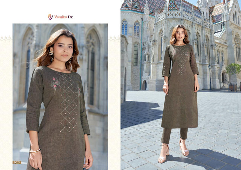 Vamika Dno 620 To 623 Cotton Stylish Designer Fancy Party Wear Casual Kurti