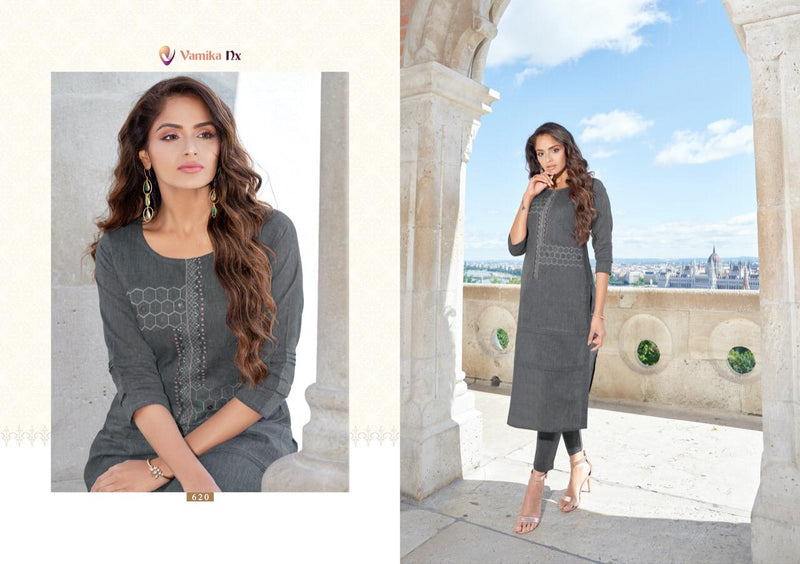 Vamika Dno 620 To 623 Cotton Stylish Designer Fancy Party Wear Casual Kurti