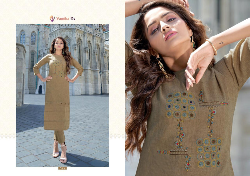 Vamika Dno 620 To 623 Cotton Stylish Designer Fancy Party Wear Casual Kurti