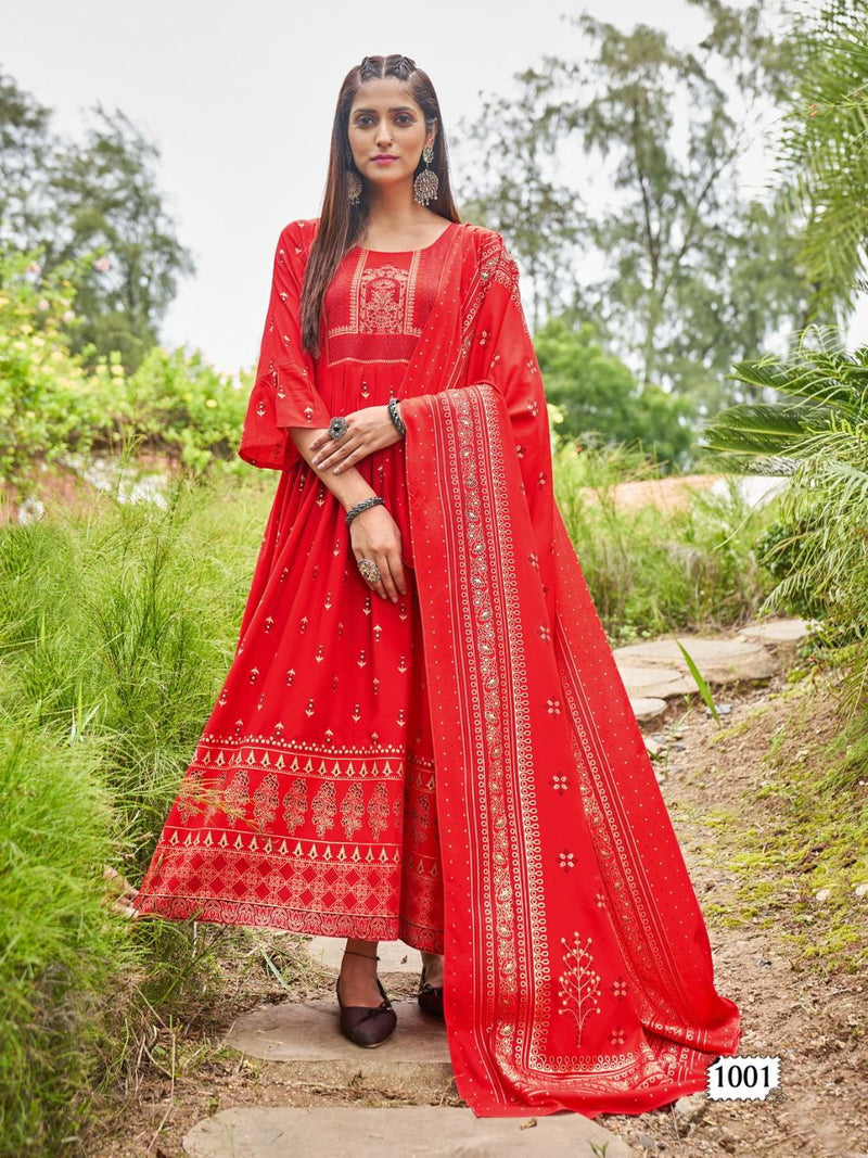 Banwery Fashion Arabic Kuthu Vol 3 Rayon With Fancy Work Stylish Designer Fancy Long Kurti