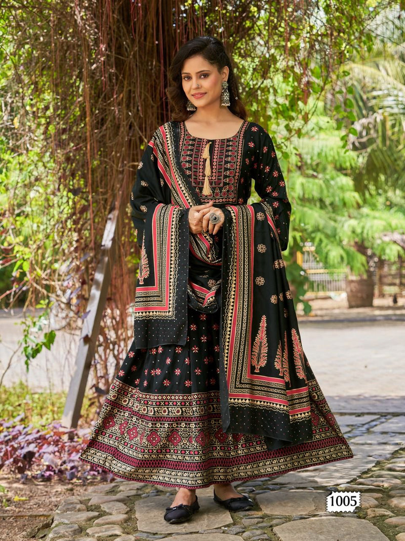 Banwery Fashion Arabic Kuthu Vol 3 Rayon With Fancy Work Stylish Designer Fancy Long Kurti