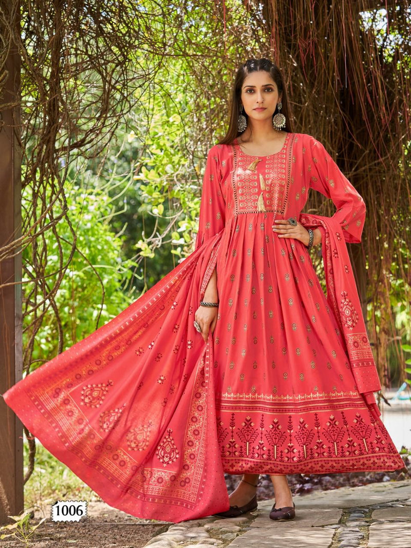Banwery Fashion Arabic Kuthu Vol 3 Rayon With Fancy Work Stylish Designer Fancy Long Kurti